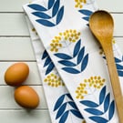 Elderberry Pattern Tea Towel 