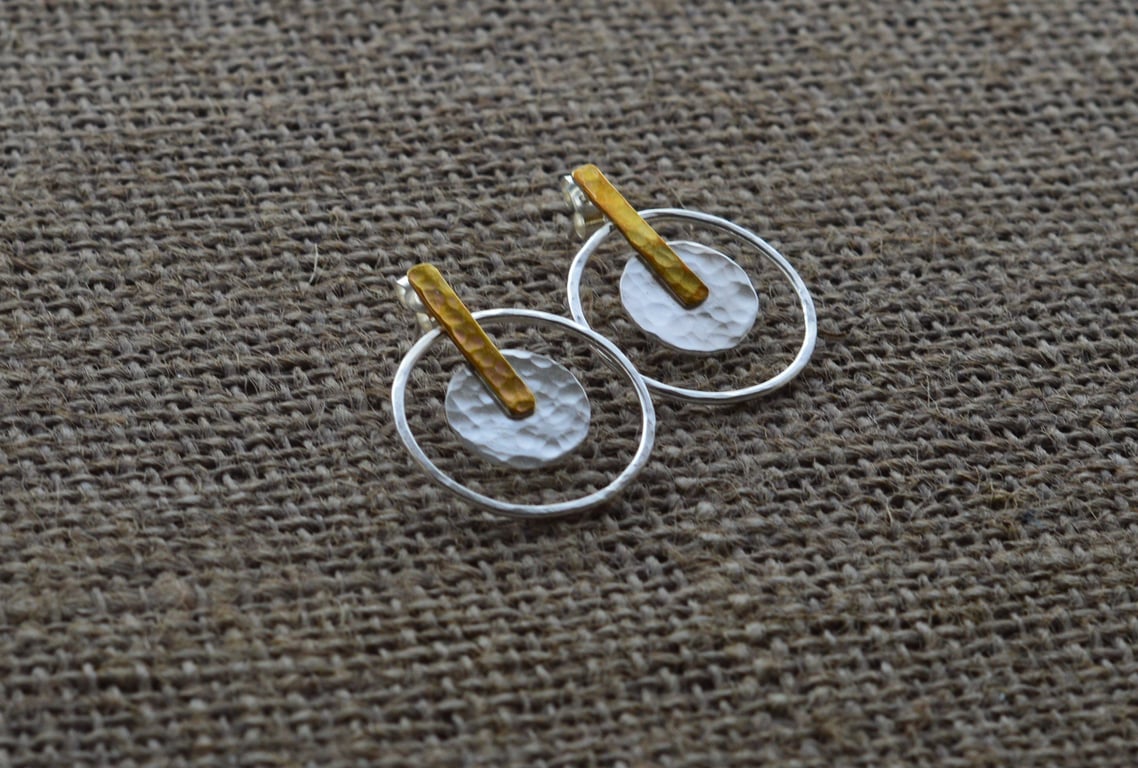 STERLING SILVER EARRING, handmade,statement earrings, dangle,gifts for her