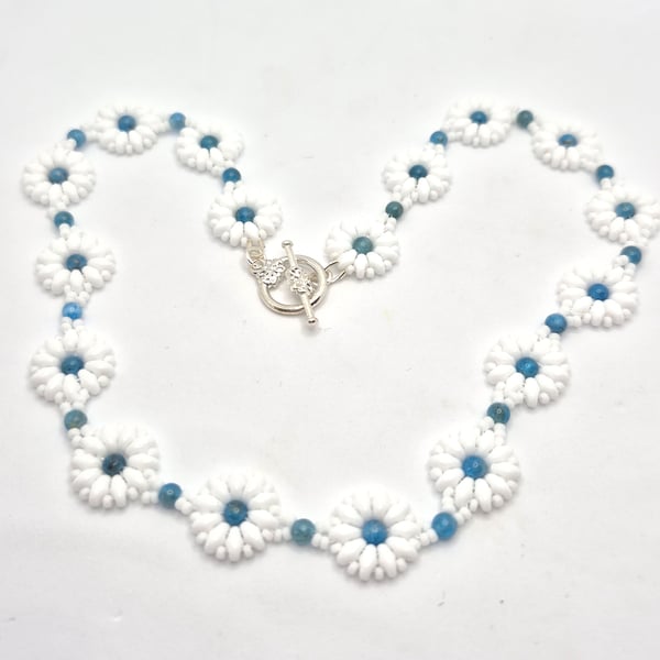 Daisy collection necklace with Neon Apetite beads