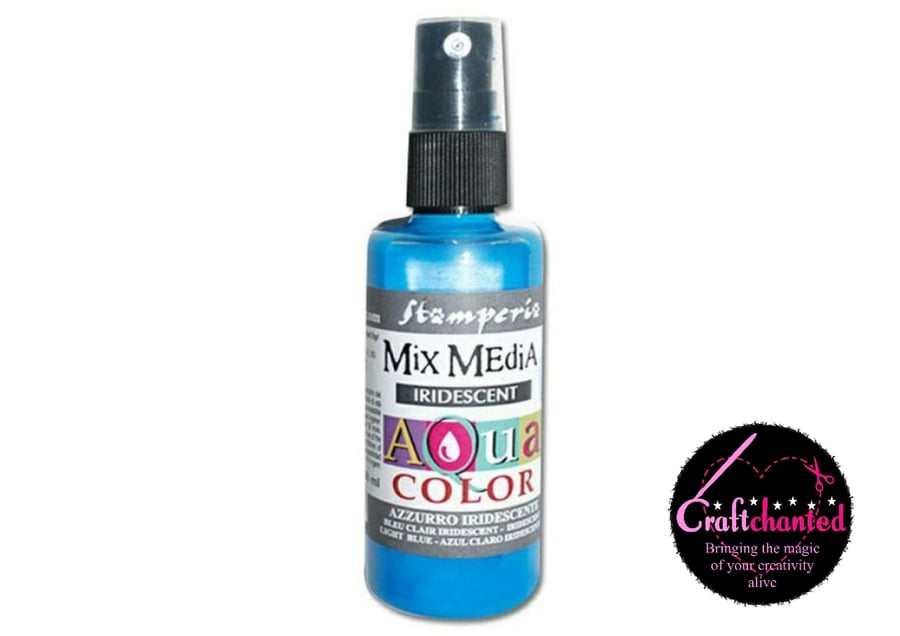 Aquacolor Spray - Iridescent Light Blue -  60ml