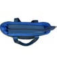 Genuine leather tote bag, medium sized blue shoulder bag - Image 4