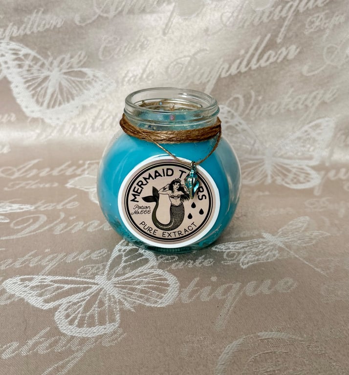 Mermaid Tears Candle – Handmade Ocean Fantasy Candle
