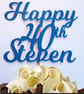 40th Birthday Cake Topper, 40th Cake Topper, Custom Cake Topper, 40th Cake Decor
