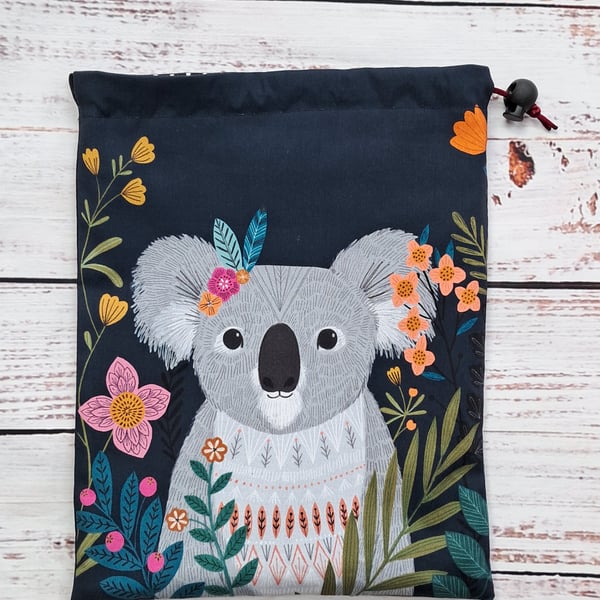 Koala drawstring bag