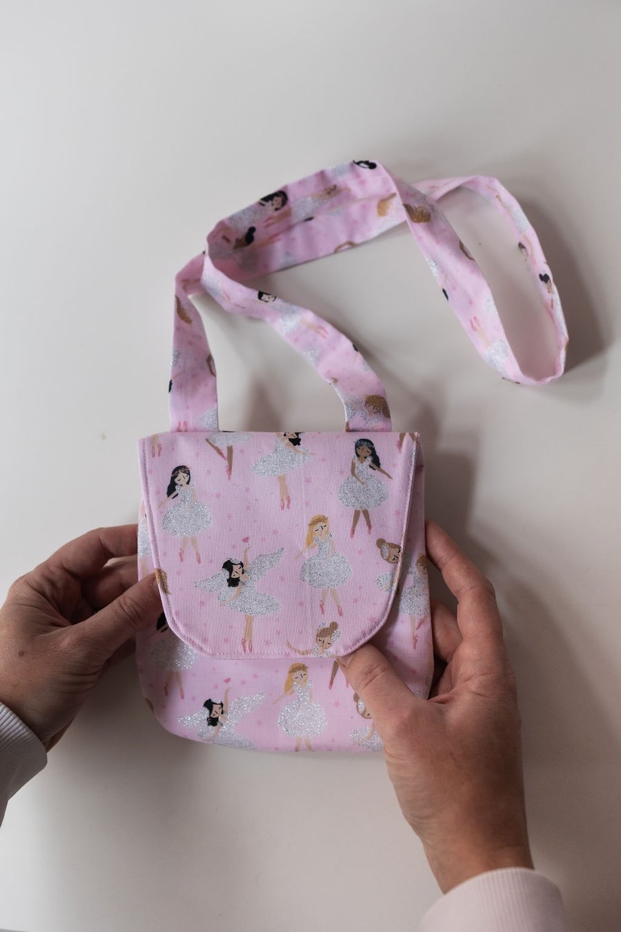 Child's bag - pink ballerinas