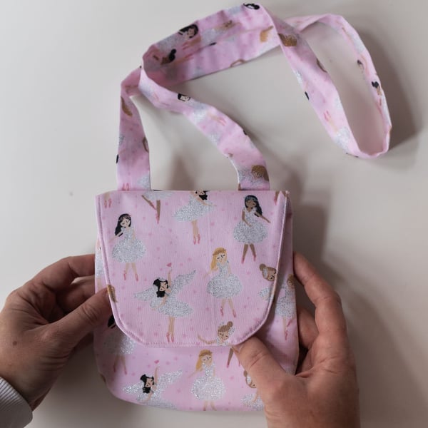 Child's bag - pink ballerinas