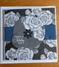 Birthday Card - Monchrome Roses - Have A Fabulous Day - Image 10