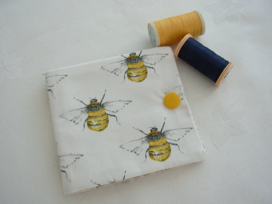 Sewing Needle Case Bumble Bee