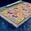 A5 Quarter-bound Notebook with decorative butterfly cover