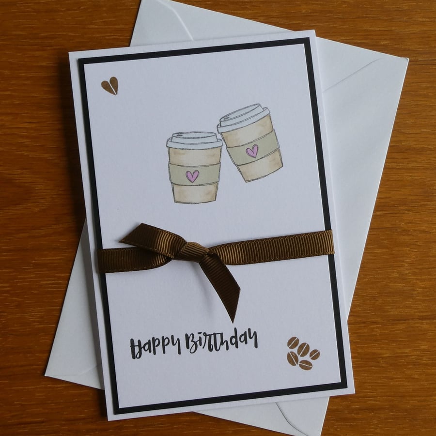 Birthday Card - Takeaway Coffee Cup