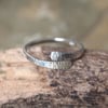 Silver ring, forged silver jewellery, Eco-friendly, handmade by ARC Jewellery