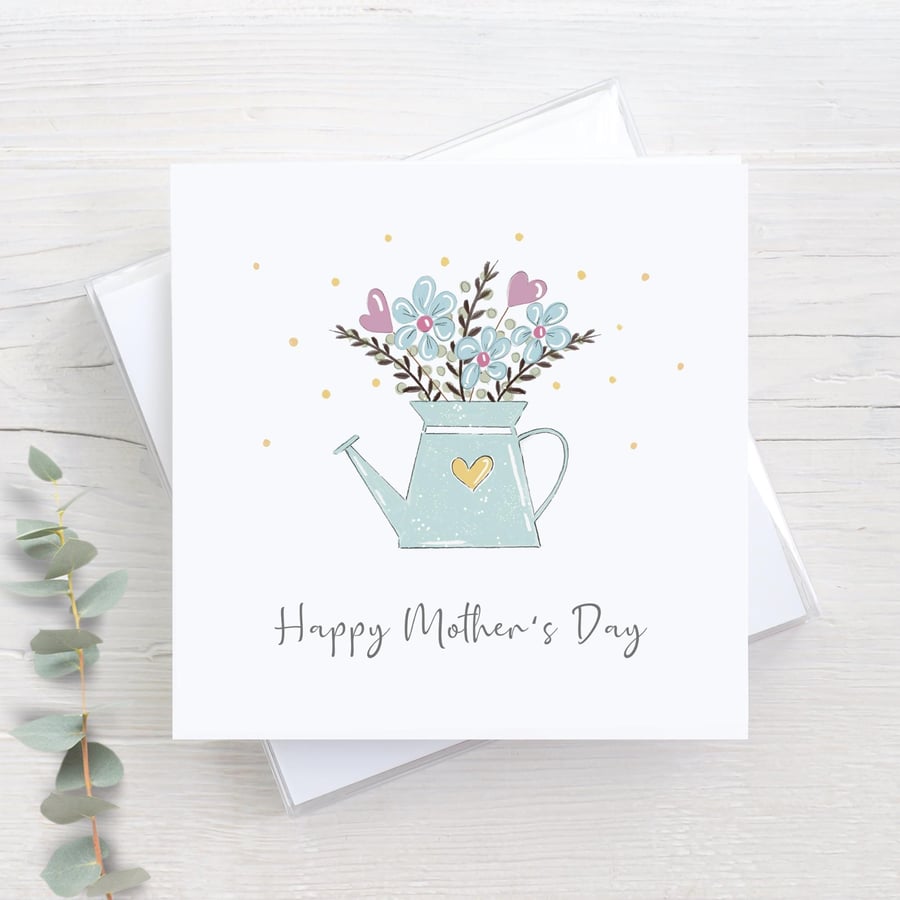 Mother’s Day card, floral card for mum