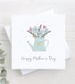 Mother’s Day card, floral card for mum