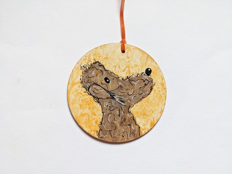 Bedlington Terrier, hanging decoration, dog plaque, poodle, labradoodle, cockerp
