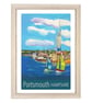 Portsmouth travel poster print by Susie West