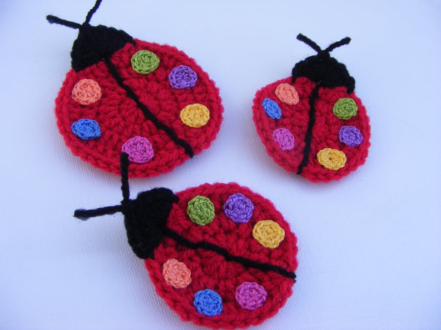 Crochet ladybird
