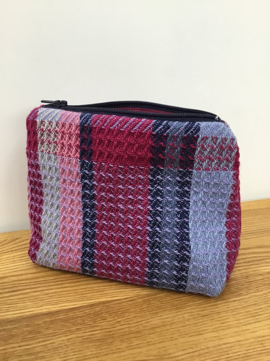 Handwoven cosmetic make up bag - a perfect unique gift