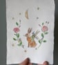 Fairy With Hare Watercolour Painting - Image 5