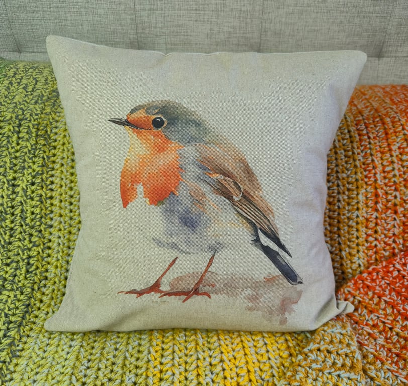 Robin Cushion - Option 4 (6 Designs Available)