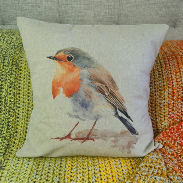 Robin Cushion - Option 4 (6 Designs Available)
