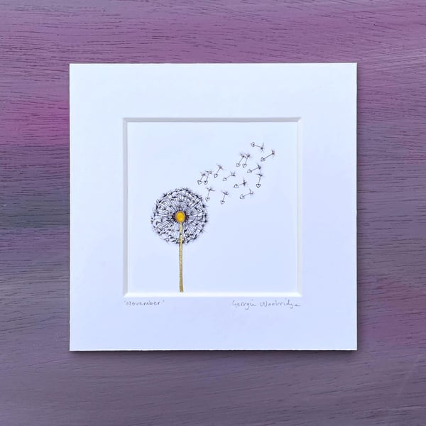 November Birthstone Wish 5" x 5"