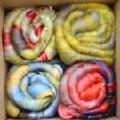 British Birds Inspired Batt Box No.2 for Spinning 200g (Four x 50g)