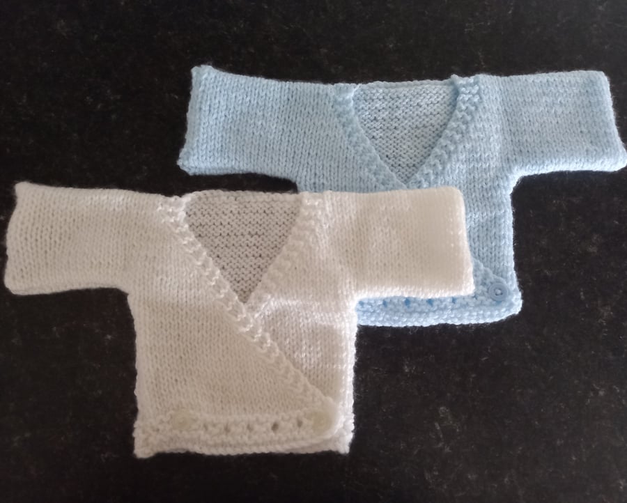 Premature Baby cardigan 3lb - 5lb