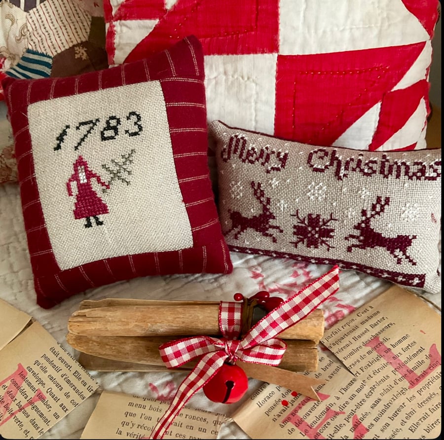 1783 Santa Cross stitch decoration 