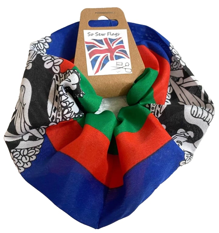 Royal Irish Regiment Flag Hair Scrunchie Scrunchies Accessory Band Elastic