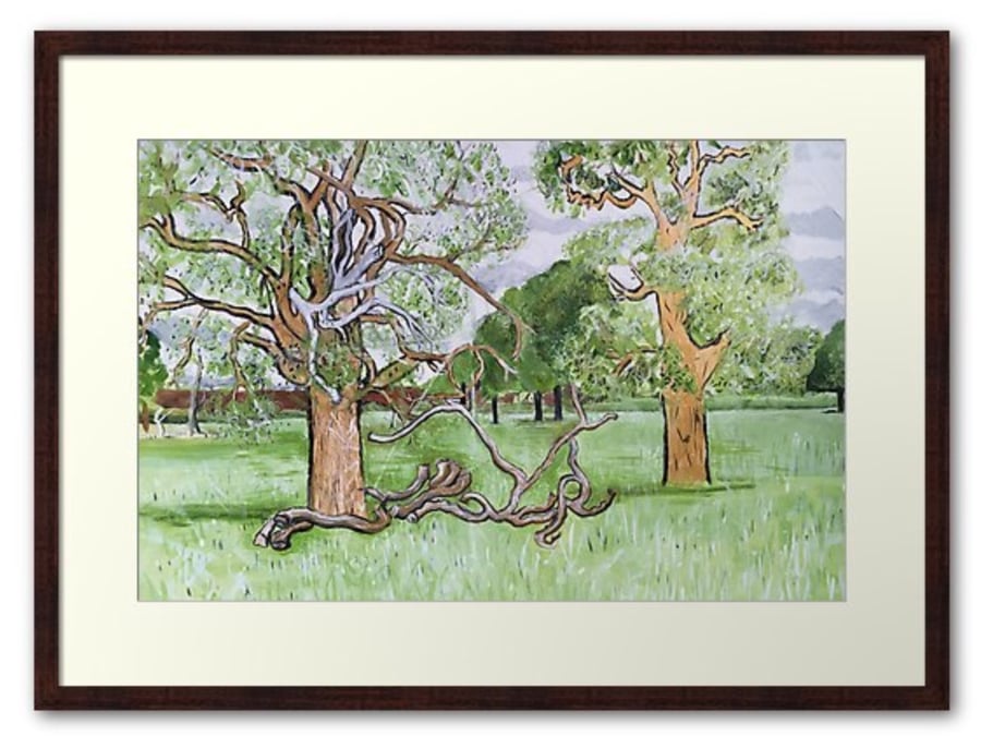 Framed Print Wall Art Taken From The Original Oil Painting ‘Growing Old With...’