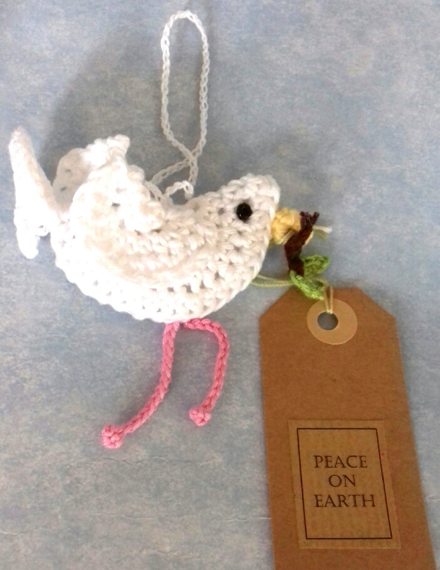 Crochet Messenger Dove 