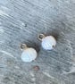 9ct Gold Ivory Irregular Freshwater Pearl Charms 