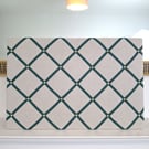 Notice board - Natural and green braid. 