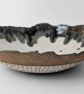 Coiled and carved low dish