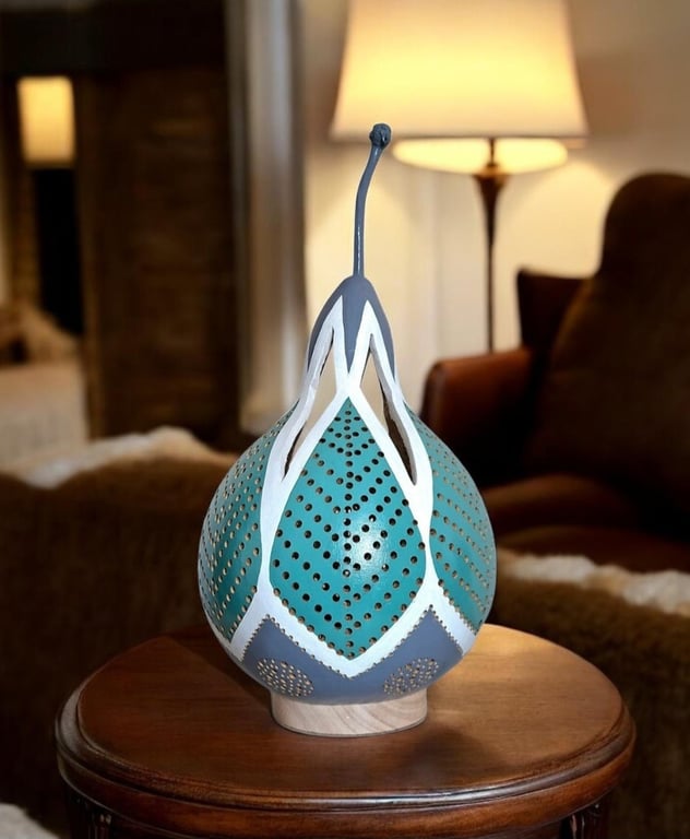 Summer Leaf Gourd Lamp