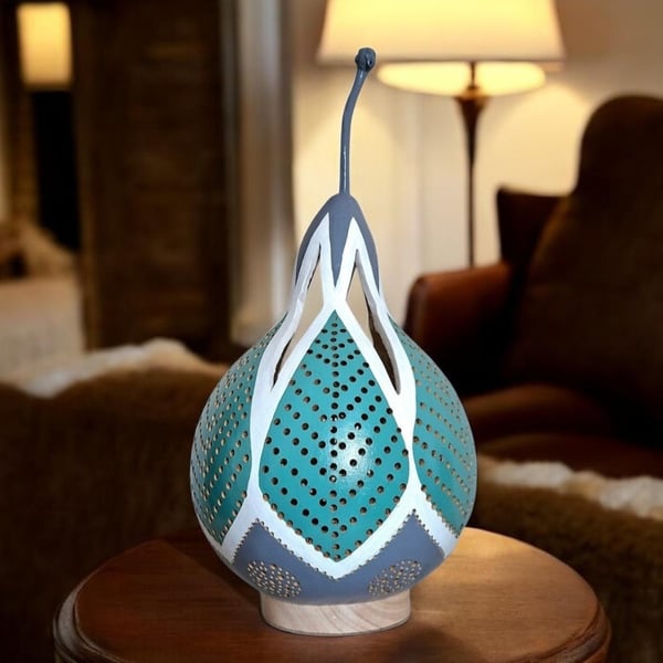 Summer Leaf Gourd Lamp