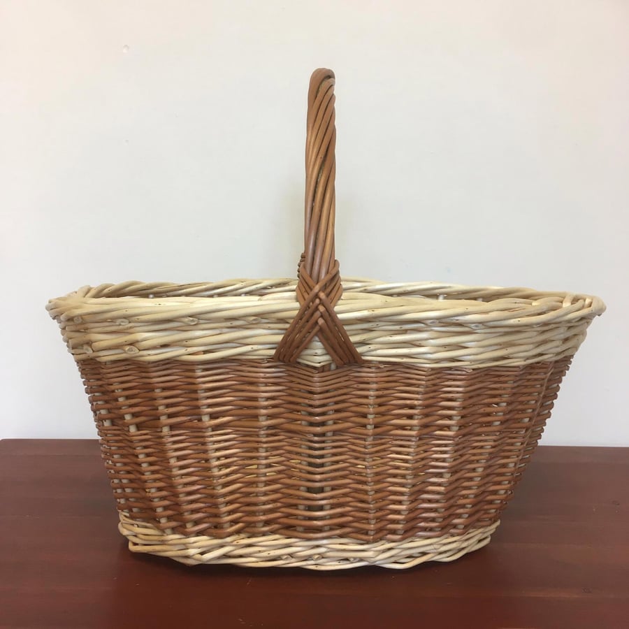 Willow Shopping Basket - Oval (599)