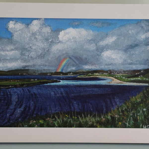 Rainbow over Narin Strand