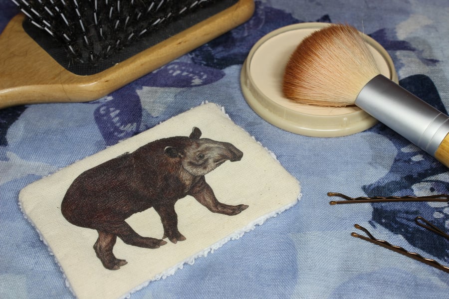 SALE ITEM - Tapir Washable & Reusable Eco Fabric Animal Face Wipe 