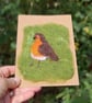 Robin greetings card, birthday card, Sympathy card, thank you card - Image 2