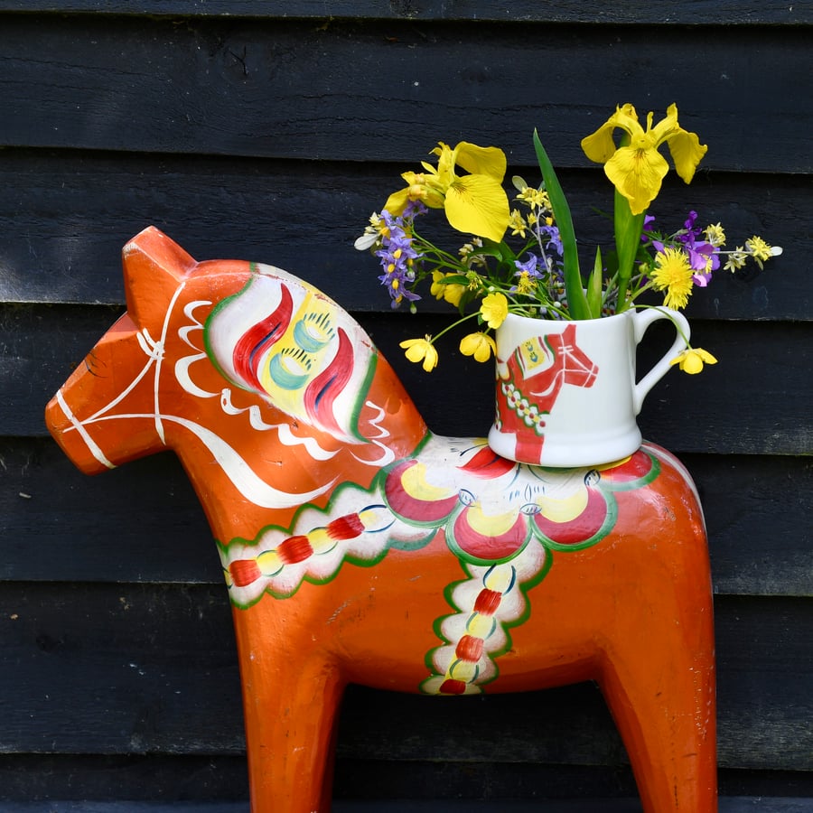 Dala Horse Country Mug - Hand Painted