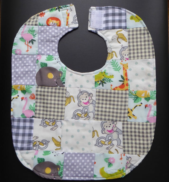 Safari Animals Themed Bib