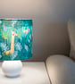 round drum table-lamp lampshade rainforest jungle sloth giraffe nursery child's  - Image 5