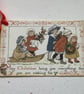 CHRISTMAS GIFT TAGS ( set of 4) vintage style. Sled, gifts,children.  - Image 3