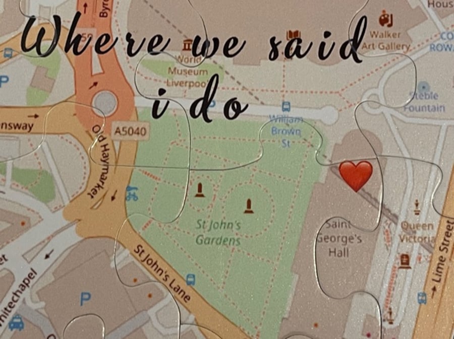 12 Piece novelty Jig Saw Puzzle - 24cm x 19cm. Suitable for many occasions.