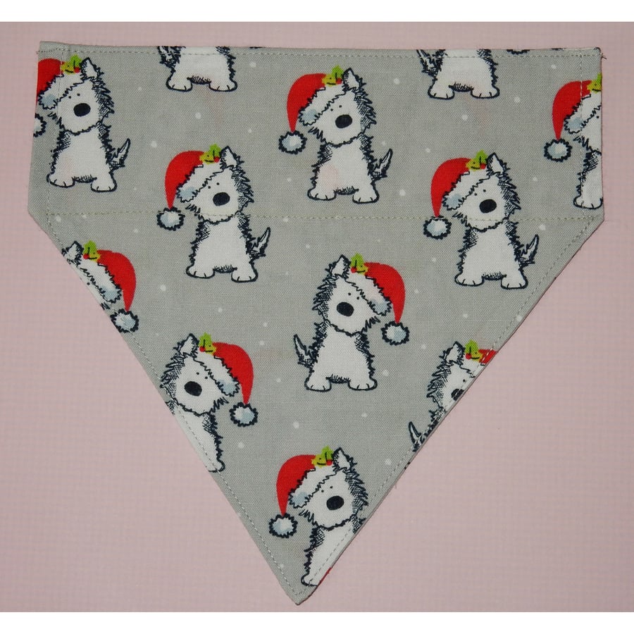 Christmas dog bandana - Santa hats