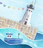 Oystercatcher Framed Print. Seaside Watercolour Art Painting. East Neuk of Fife. - Image 4
