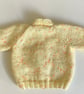 Lemon baby cardigan 0-3 months  - Image 3