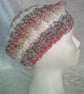 Cream, Brown and Rust Ladies Beret - Image 3
