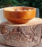 Wooden crafted bowl from Cherry.